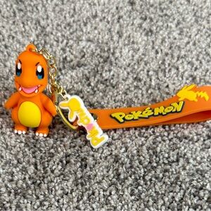 Charmander Keychain with Orange Strap